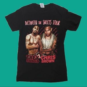 Trey songz and Chris brown tour tshirt